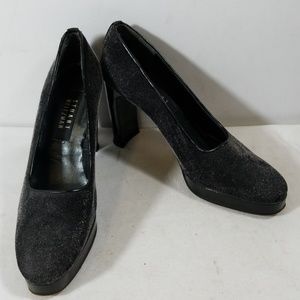 Stuart Weitzman Charcoal Slip On Pumps Size 7.5